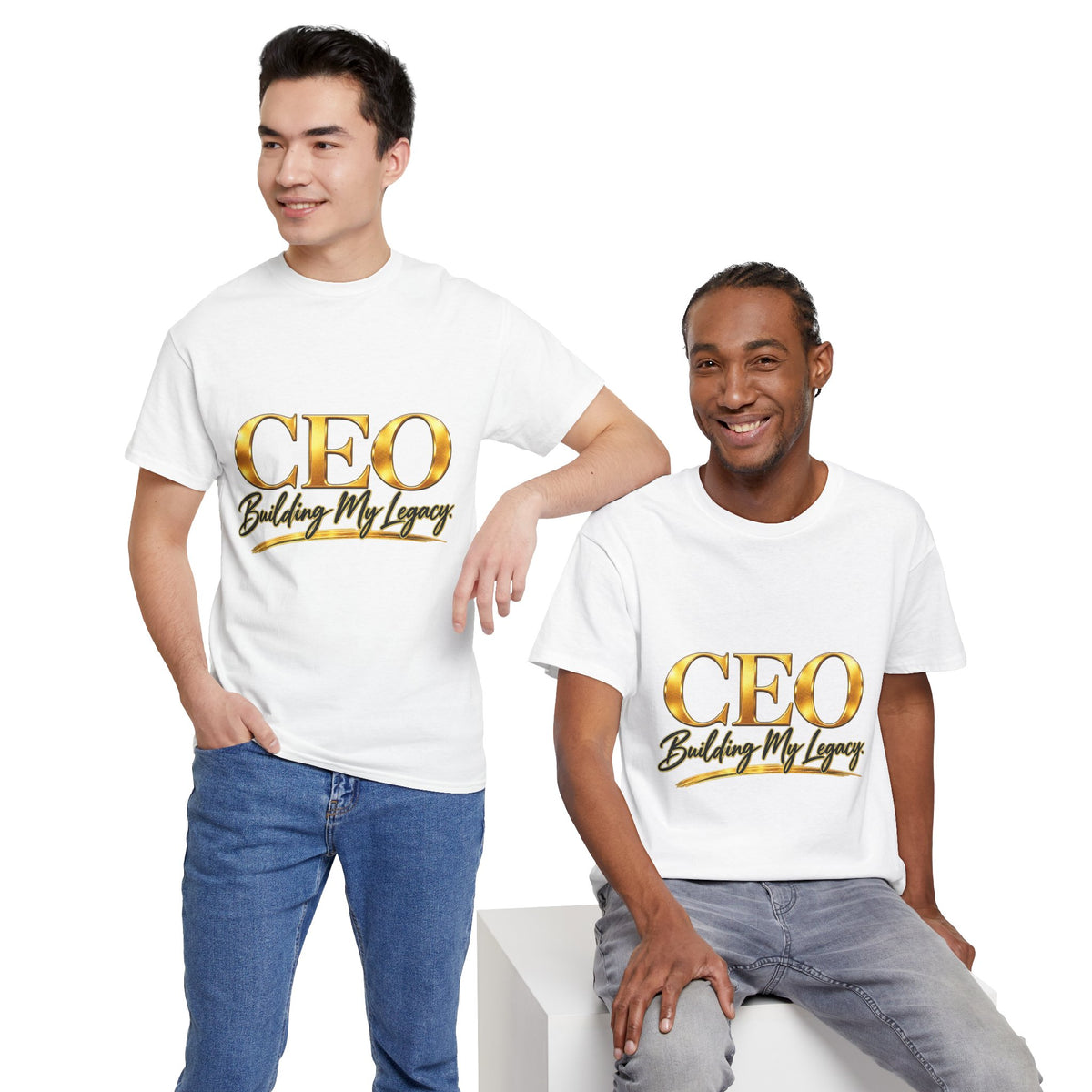 CEO "Building My Legacy" T-Shirt – Motivational Entrepreneur UNISEX Tee