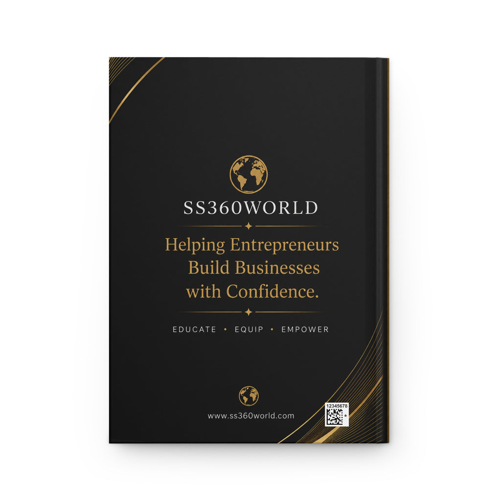 Hardcover Journal — Plan. Build. Succeed. Daily Entrepreneur Planner & Business Goal Notebook