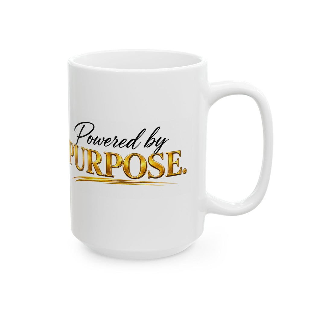 Motivational Ceramic Mug — "CEO Building My Legacy" Gold Script (11oz, 15oz)