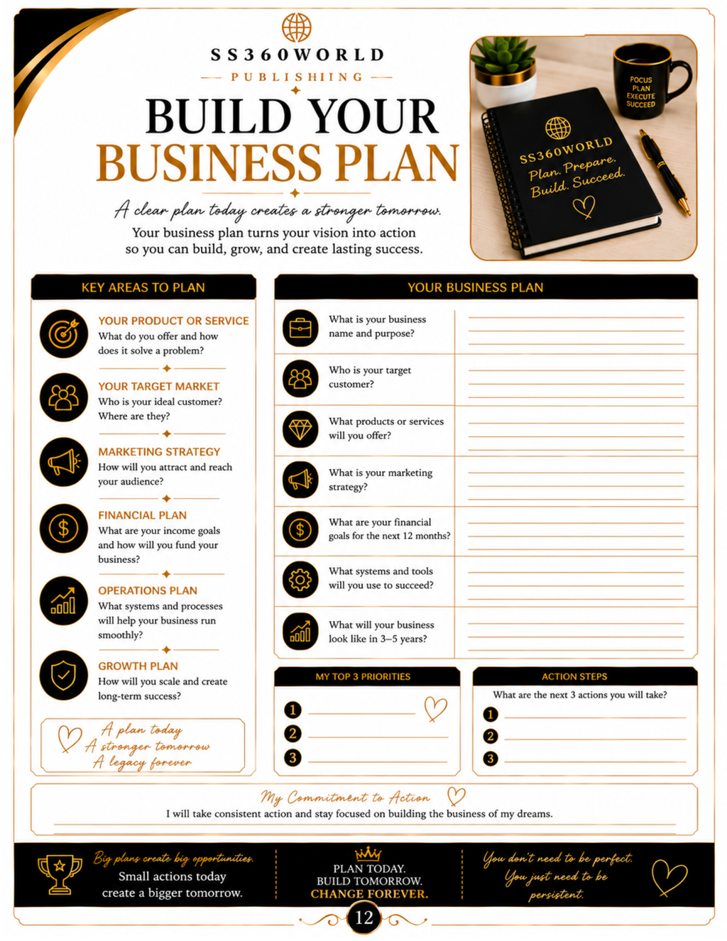 SS360WORLD Success Series: The Ultimate Small Business Startup Workbook