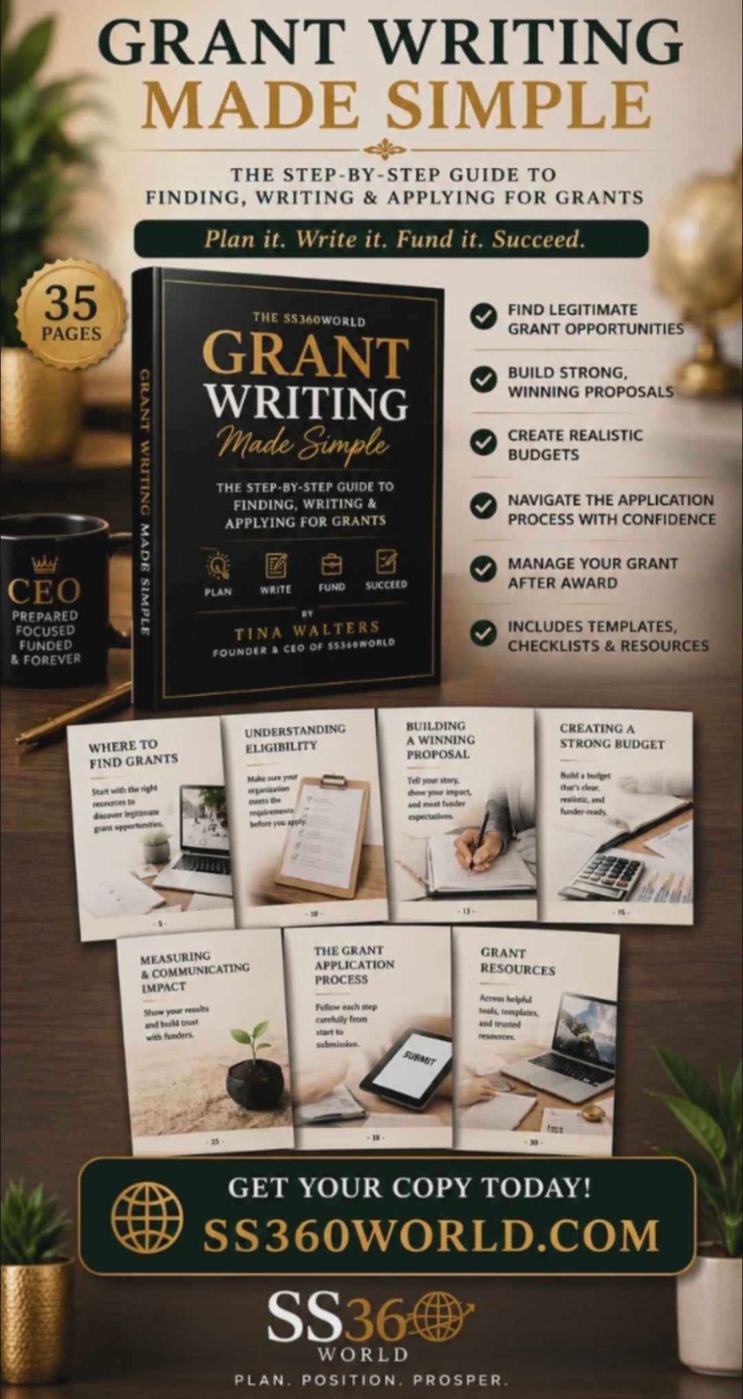 Grant Writing Made Simple | Digital Workbook